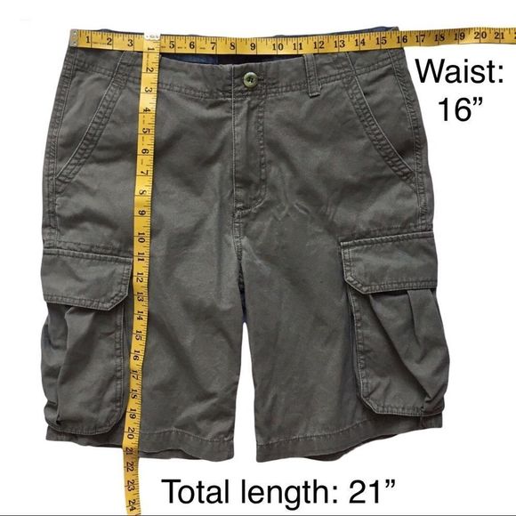 Black Brown 1826 brown pure cotton classic cargo shorts size 30 utility pockets - Picture 2 of 9